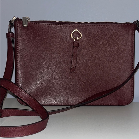 kate spade Handbags - Kate Spade Burgundy Crossbody Bag
